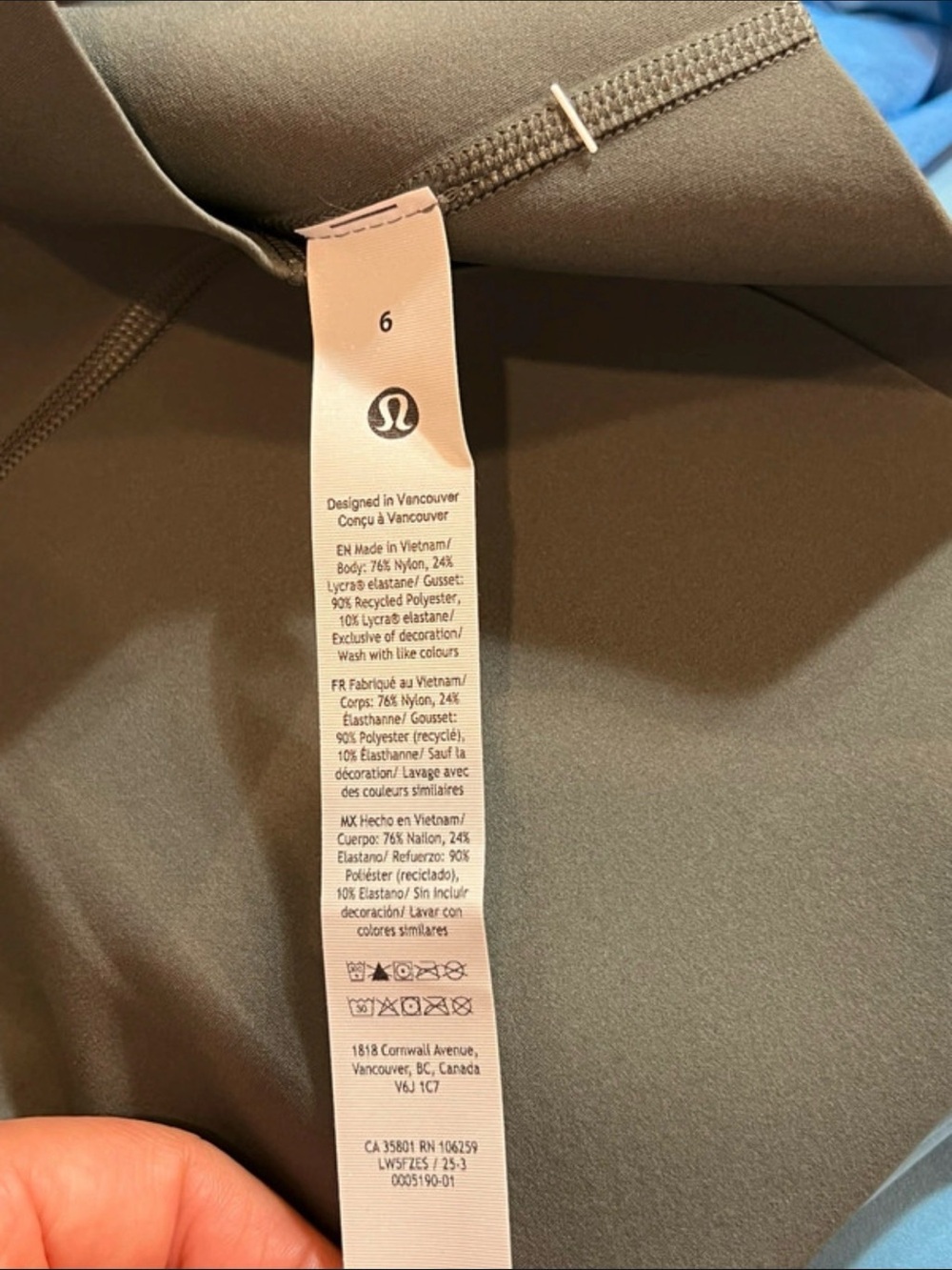 lululemon Olive Green leggings - Picture 9 of 10